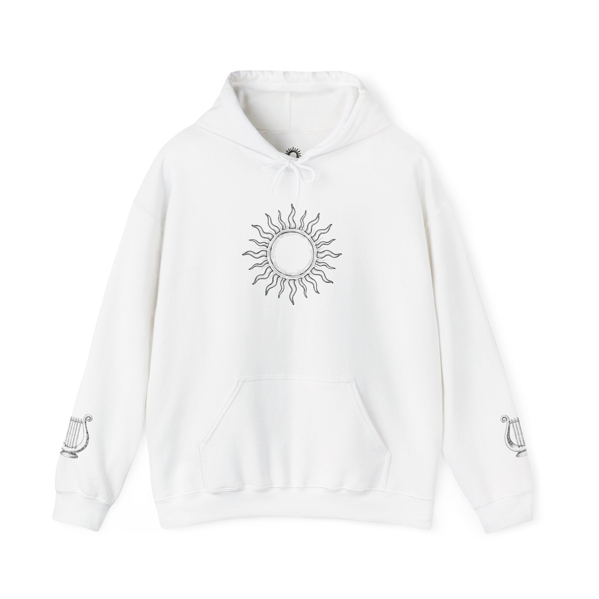 Apollon Greek Sun Illustration Hoodie | Classical Mythology Hoodie