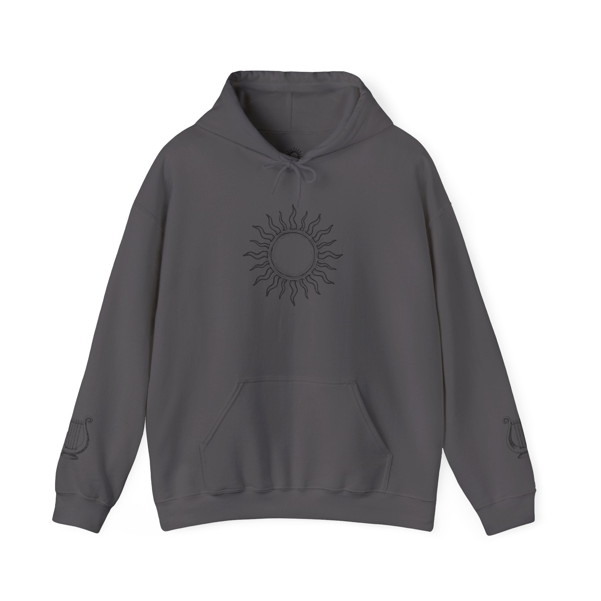 Apollon Greek Sun Illustration Hoodie | Classical Mythology Hoodie