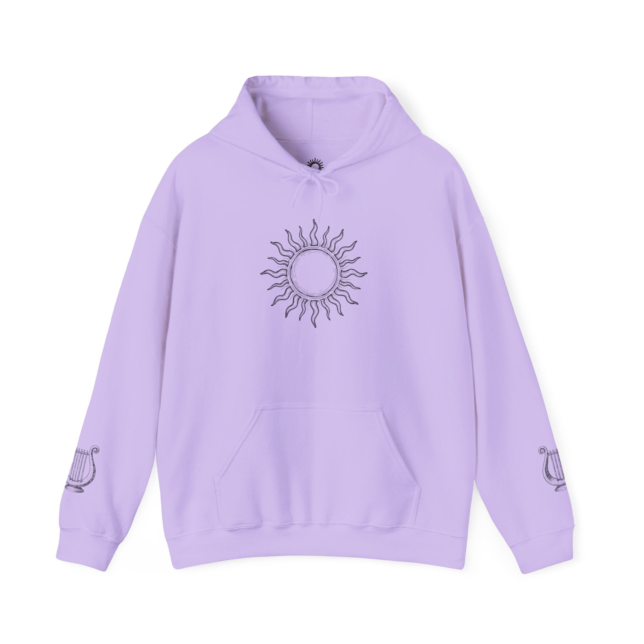 Apollon Greek Sun Illustration Hoodie | Classical Mythology Hoodie