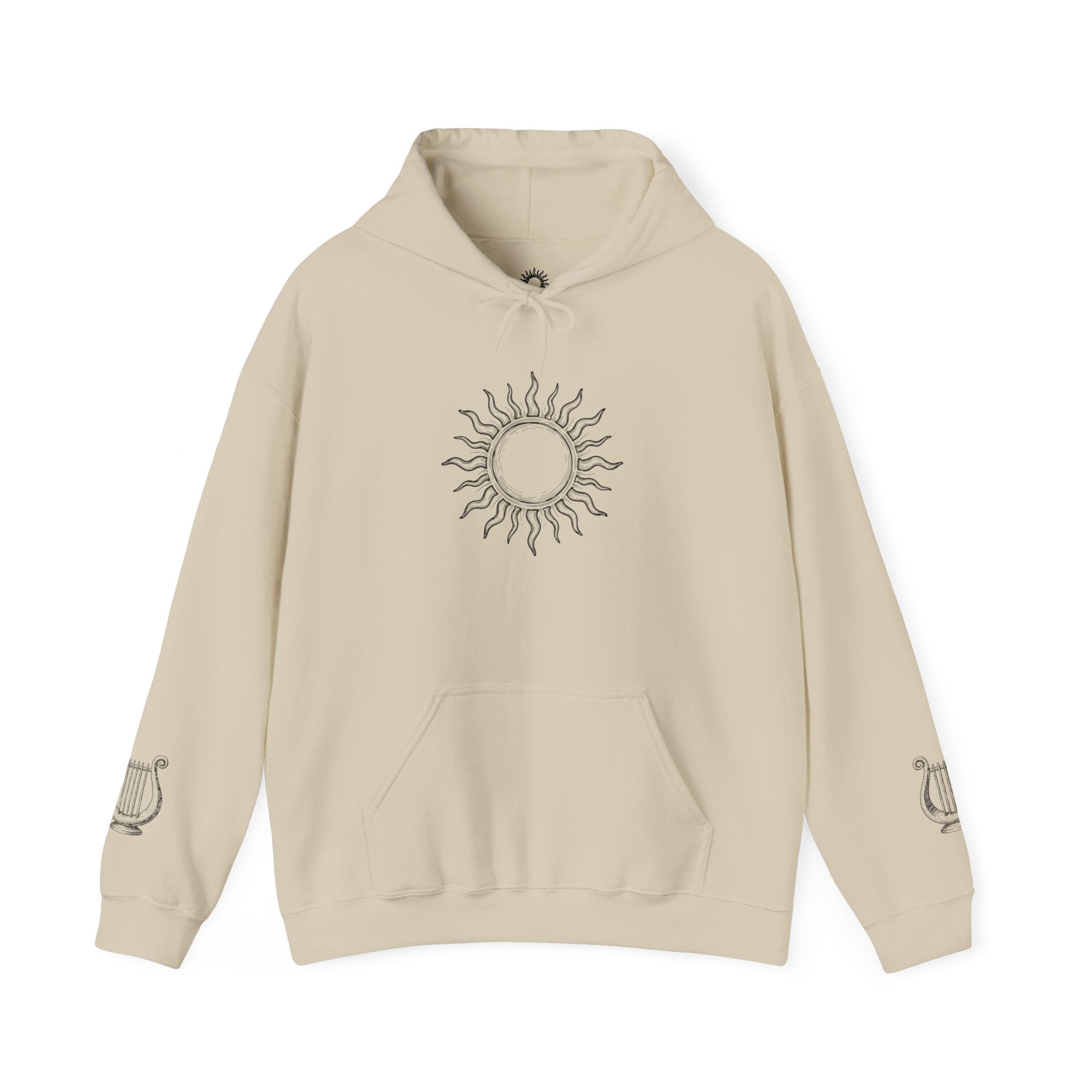 Apollon Greek Sun Illustration Hoodie | Classical Mythology Hoodie