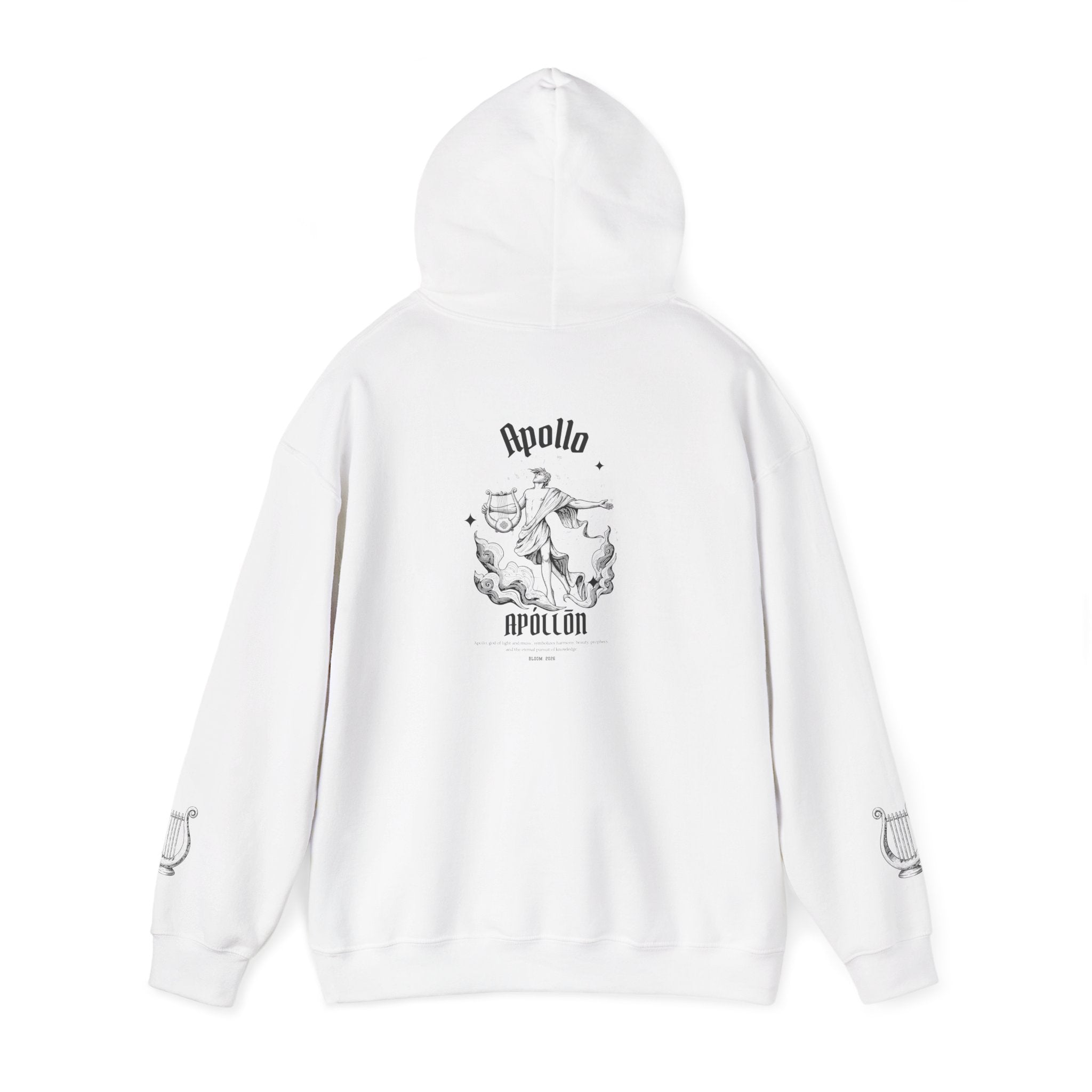 Apollon Greek Sun Illustration Hoodie | Classical Mythology Hoodie