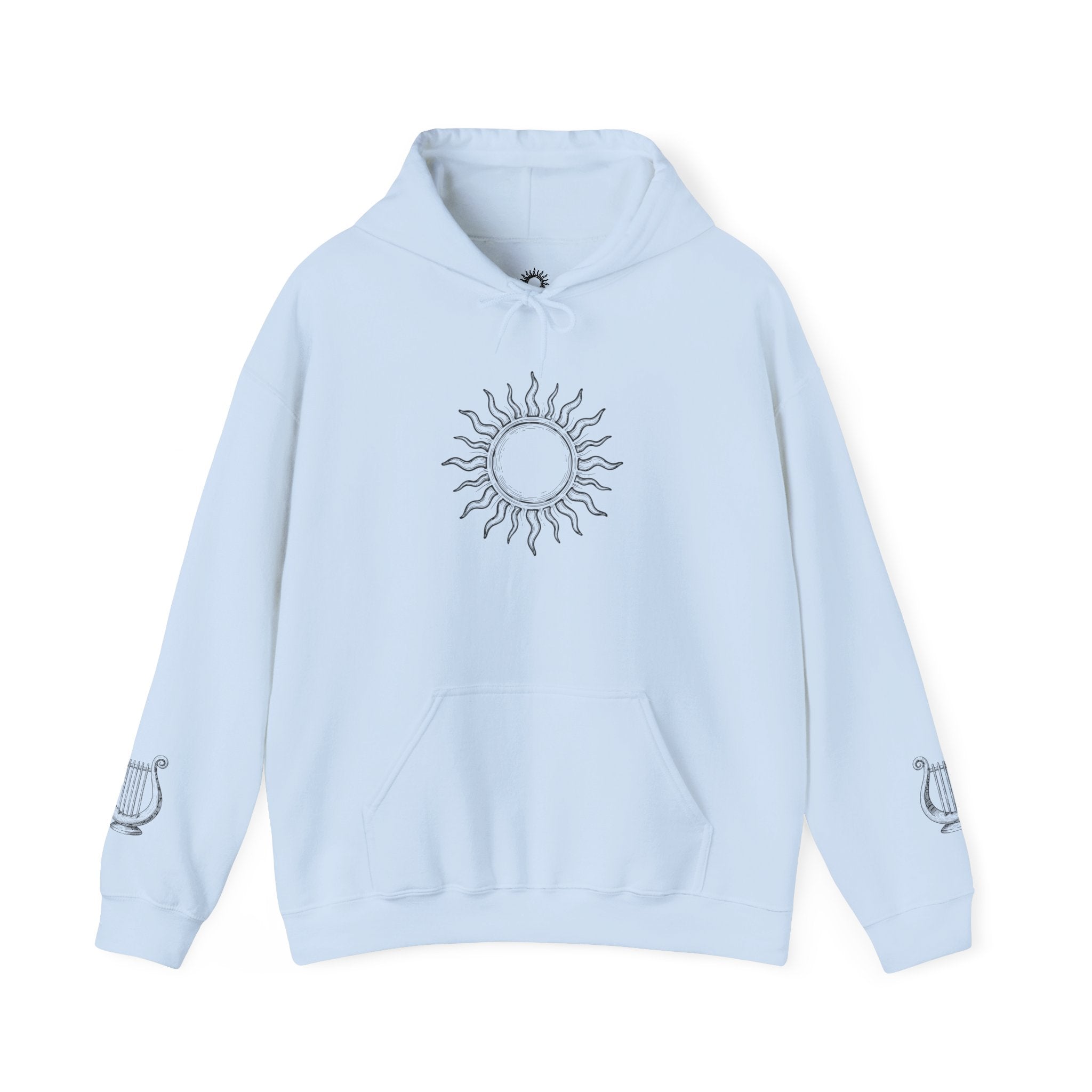 Apollon Greek Sun Illustration Hoodie | Classical Mythology Hoodie